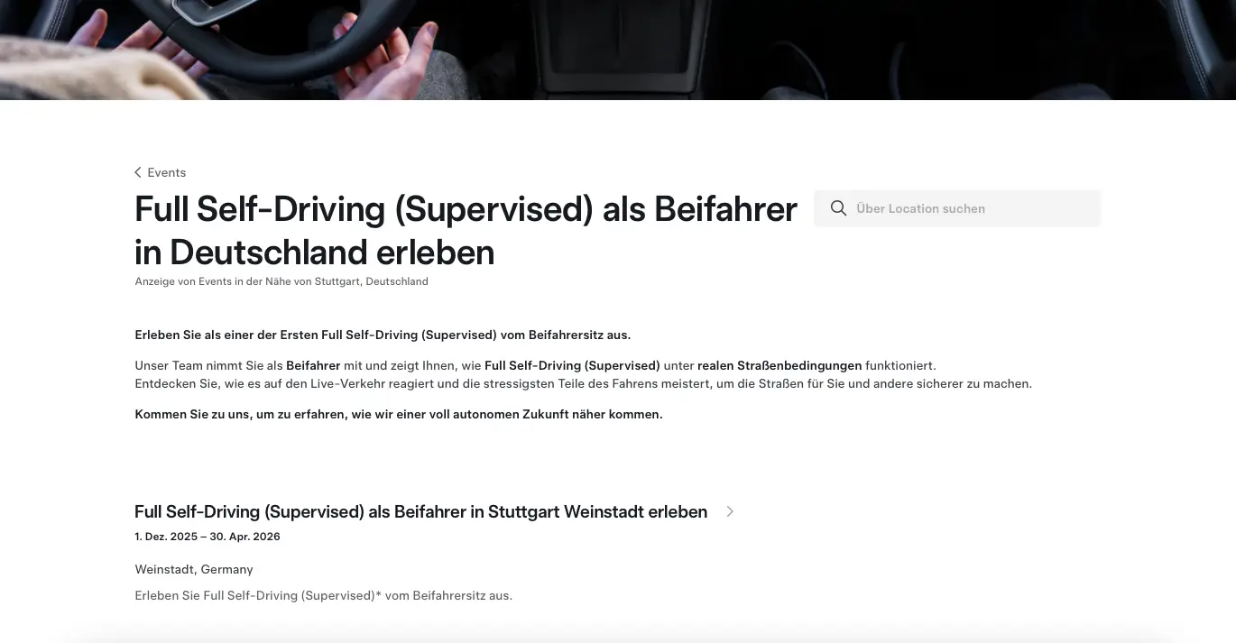 Tesla FSD Ride Along in Deutschland